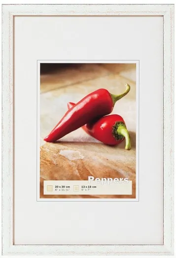 Walther BP010S Peppers Holzrahmen 10x10 silber