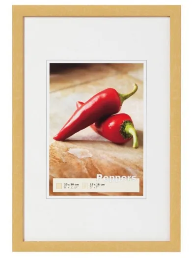 Walther Holzrahmen BP015G Peppers 10x15 gold