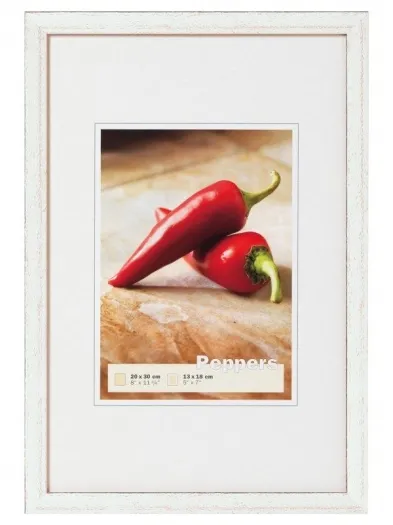 Walther Holzrahmen BP030S Peppers 20x30 silber