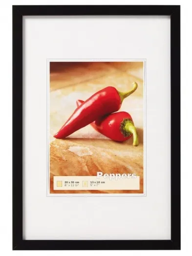 Walther Holzrahmen BP040B Peppers 30x40 schwarz