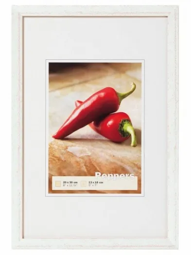 Walther Holzrahmen BP040S Peppers 30x40 silber