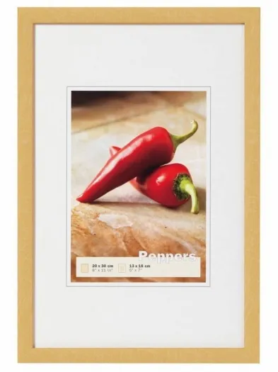 Walther Holzrahmen BP318G Peppers 13x18 gold