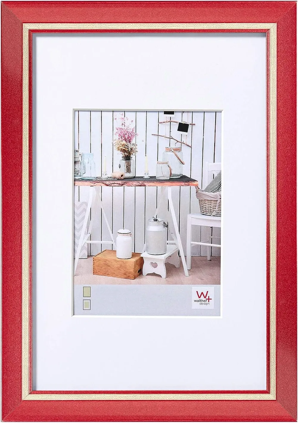 Walther Kunststoffrahmen EL430R Chalet 24x30cm rot
