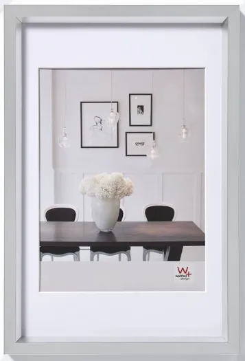 Walther Kunststoffrahmen Steel Style ES824S 18x24cm silber