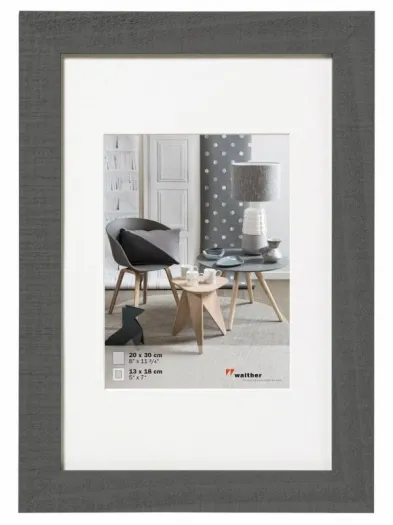 Walther Holzrahmen HO040D Home 30x40cm grau