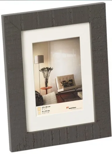 Walther Holzrahmen HO050D Home 40x50cm grau