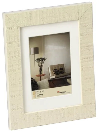 Walther Holzrahmen HO318W Home 13x18cm cremeweiss