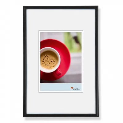 Walther Kunststoffrahmen KB015H Galeria 10x15cm schwarz