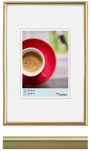 Walther Kunststoffrahmen KG030H Galeria 20x30cm gold