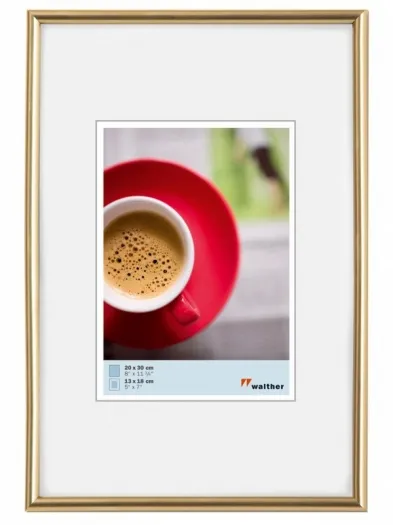 Walther Kunststoffrahmen KG045H Galeria 30x45cm gold