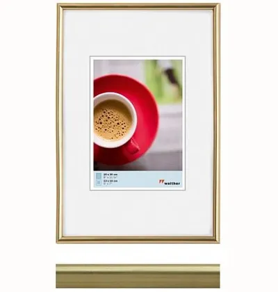 Walther Kunststoffrrahmen KG130H Galeria 21x30cm gold