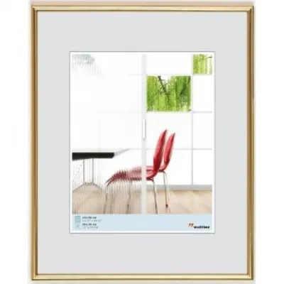 Walther Kunststoffrahmen KG318H Galeria 13x18cm gold