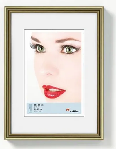 Walther Kunststoffrahmen KG824H Galeria 18x24cm gold