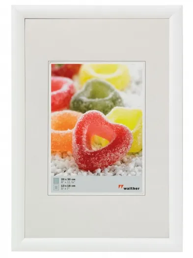 Walther Kunststoffrahmen KP050W Trendstyle 40x50cm weiss