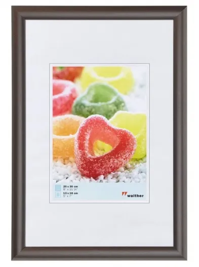 Walther Kunststoffrahmen Trendstyle KP520D 15x20cm stahl