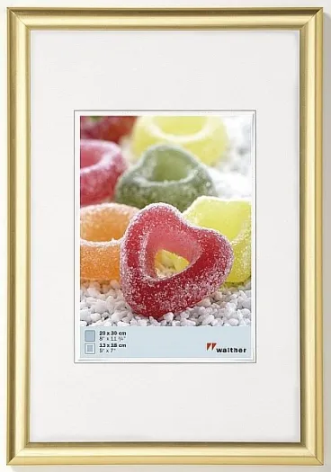 Walther Kunststoffrahmen KP520G Trendstyle 15x20cm gold
