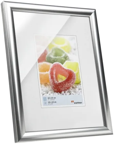 Walther Kunststoffrahmen KP824S Trendstyle 18x24cm silber