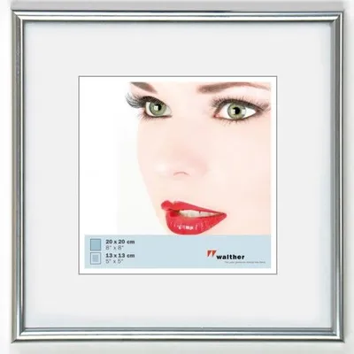 Walther Kunststoffrahmen KS220H Galeria 20x20cm silber