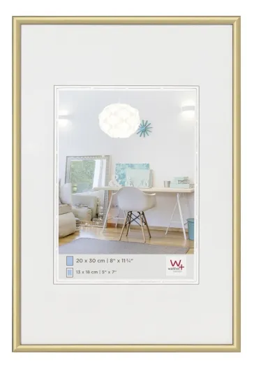 Walther Kunststoffrahmen KV030G New Lifestyle 20x30cm gold