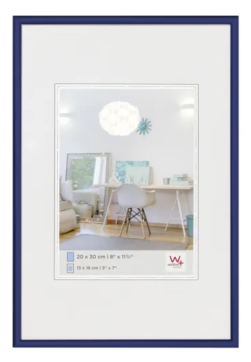 Walther Kunststoffrahmen KV030L New Lifestyle 20x30cm blau