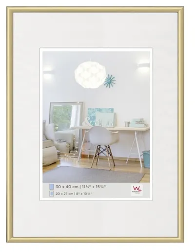 Walther Kunststoffrahmen KV040G New Lifestyle 30x40cm gold