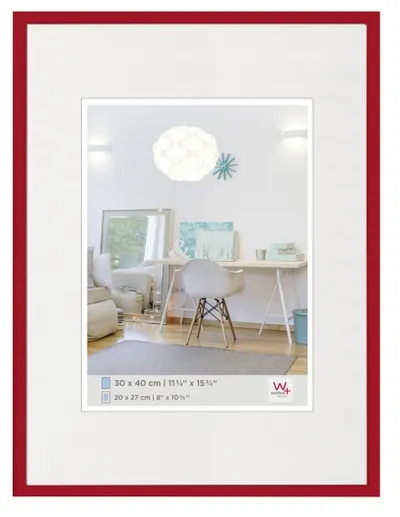 Walther Kunststoffrahmen KV040R New Lifestyle 30x40cm rot