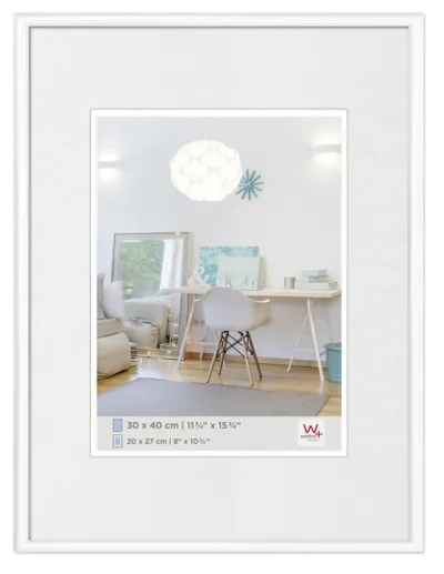 Walther Kunststoffrahmen KV040W New Lifestyle 30x40cm weiß