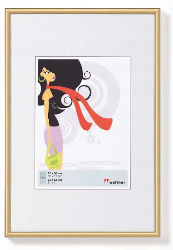Walther Kunststoffrahmen KV045G New Lifestyle 30x45cm gold