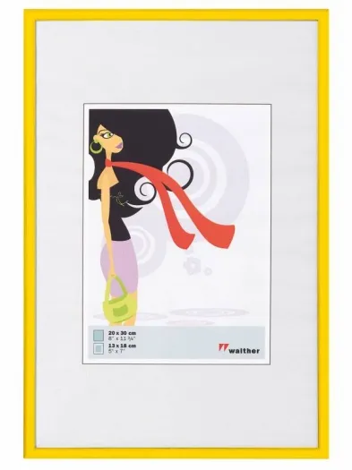 Walther Kunststoffrahmen KV045I New Lifestyle 30x45cm gelb