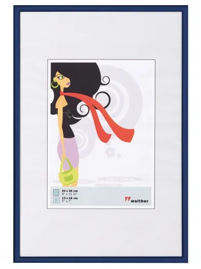 Walther Kunststoffrahmen KV045L New Lifestyle 30x45cm blau