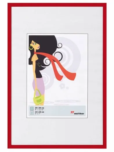 Walther Kunststoffrahmen KV045R New Lifestyle 30x45cm rot