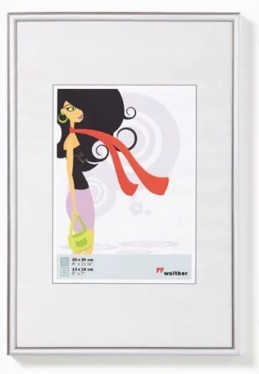 Walther Kunststoffrahmen KV045S New Lifestyle 30x45cm silber
