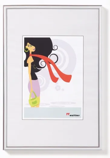 Walther Kunststoffrahmen KV050S New Lifestyle 40x50cm silber