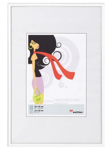Walther Kunststoffrahmen KV050W New Lifestyle 40x50cm weiß