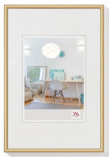 Walther Kunststoffrahmen KV130G New Lifestyle 21x29,7cm gold