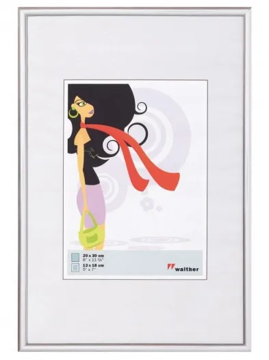Walther Kunststoffrahmen KV430S New Lifestyle 24x30cm silber