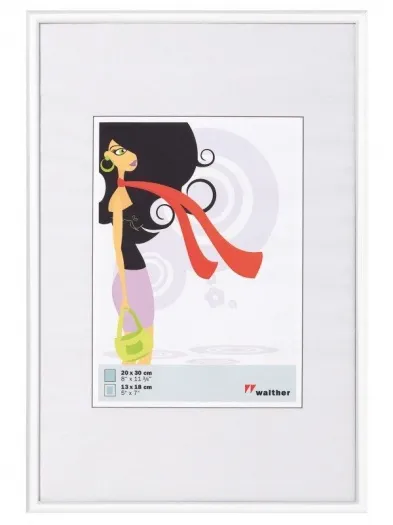 Walther Kunststoffrahmen KV430W New Lifestyle 24x30cm weiß