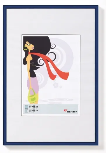 Walther Kunststoffrahmen KV824L New Lifestyle 18x24cm blau