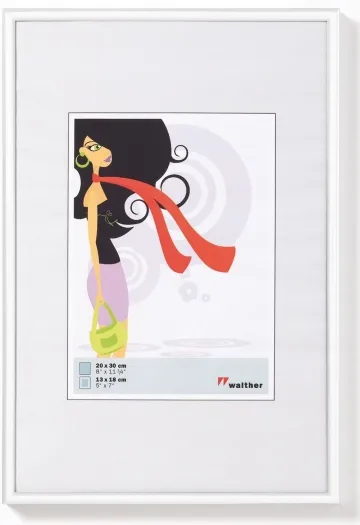 Walther Kunststoffrahmen KV835W New Lifestyle 28x35cm weiß