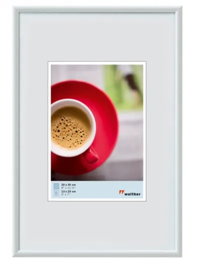 Walther Kunststoffrahmen KW045H Galeria 30x45cm weiss