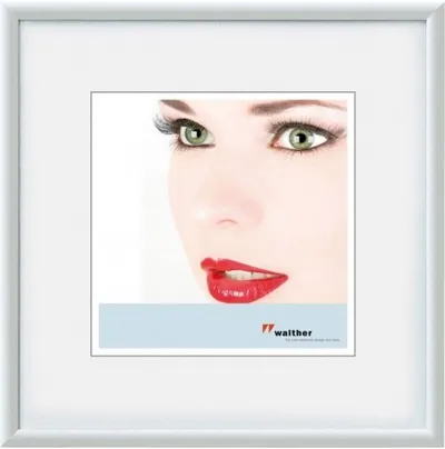 Walther Kunststoffrahmen KW440H Galeria 40x40cm weiß