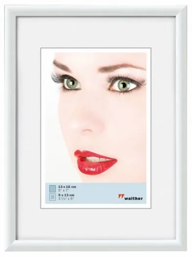 Walther Kunststoffrahmen KW913H Galeria 9x13cm weiss