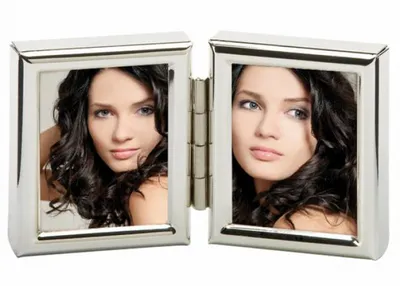 Walther WD235S Rahmen Chloe 2 x3,5x4,5 cm silber