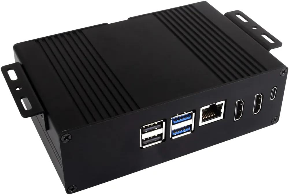 WAVESHARE Aluminium-Mehrzweckgehäuse für Raspberry Pi 5, WV27833
