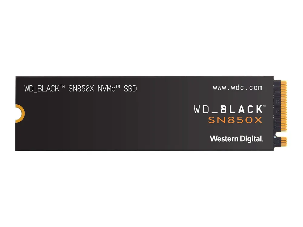 Western Digital WD_BLACK SN850X NVMe SSD 2TB | wdbb9g0020bnc-wrsn | M.2 2280 / M-Key / PCIe 4.0 x4 - retail