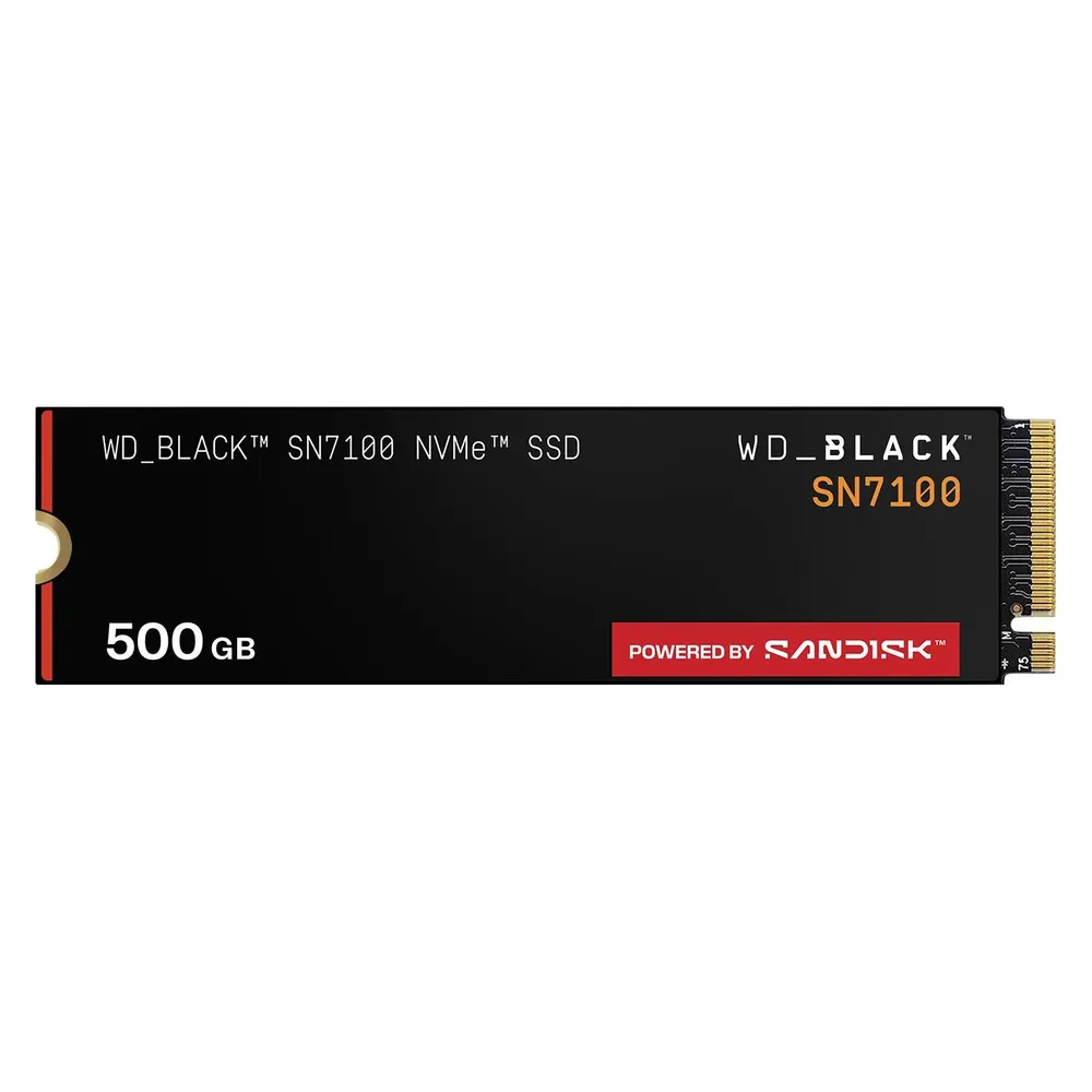 WD Black SN7100 powered by SANDISK (500 GB, M.2 2280)
