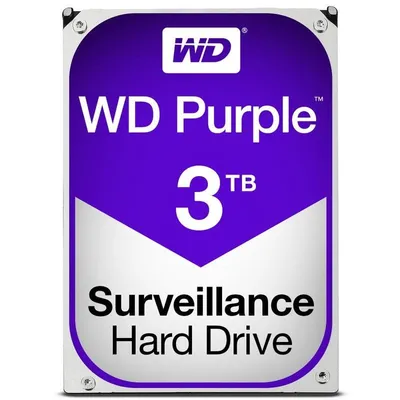 Festplatte WD Purple 3TB HDD 5400rpm 64MB 3.5" Serial ATA III Surveillance