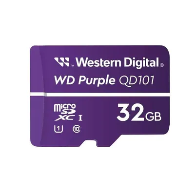 MicroSDHC Karte WD Purple SC QD101 32 GB Klasse 10 U1 Violett