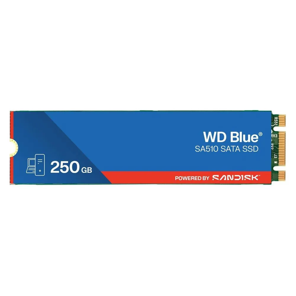 Disco Duro WD Blue SA510 250GB M.2 SATA III 560MB/s 3D NAND