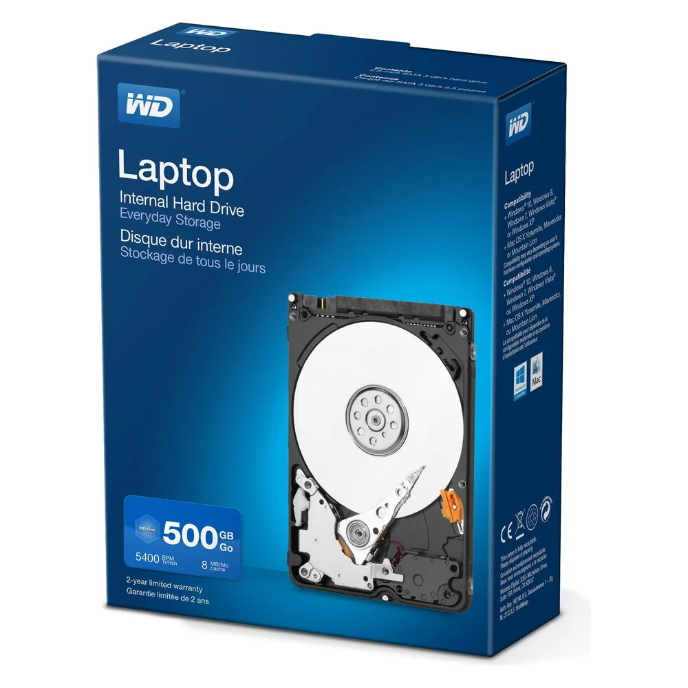 Laptop Mainstream 500GB Interne HDD-Festplatte
